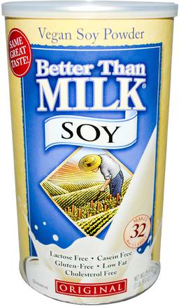 Vegan Soy Powder, Original, 25.9 oz (736 g) by Better Than Milk-Mat, Sojamjölk
