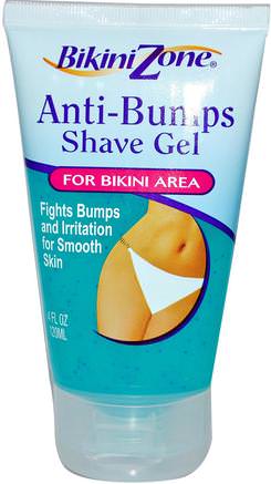 Anti-Bumps Shave Gel, 4 fl oz (120 ml) by BikiniZone-Sverige