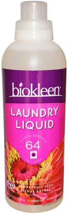 Laundry Liquid, Citrus Essence, 32 fl oz (946 ml) by Bio Kleen-Hem, Tvättmedel, Bad, Skönhet, Tvål