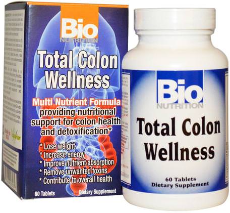Total Colon Wellness, 60 Tablets by Bio Nutrition-Hälsa, Detox, Kolon Rensa