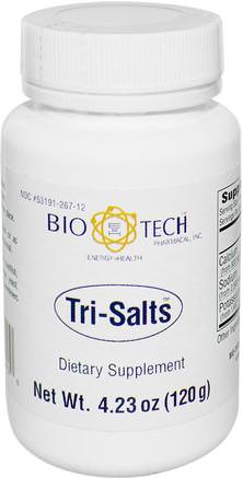 Inc, Tri-Salts, 4.23 oz (120 g) by Bio Tech Pharmacal-Kosttillskott, Mineraler, Kalcium