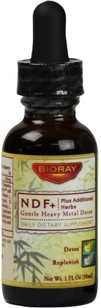 1 fl oz (30 ml) by Bioray NDF Plus (Gentle-Organic-Detox)-Hälsa, Detox