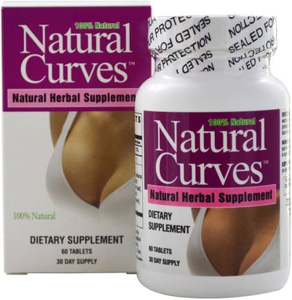 Natural Curves, 60 Tablets by BioTech-Hälsa, Kvinnor