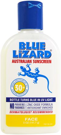 Face SPF 30+, Fragrance Free, 5 oz (141.7 g) by Blue Lizard Australian Sunscreen-Bad, Skönhet, Solskyddsmedel, Spf 30-45