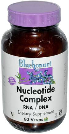 Nucleotide Complex, RNA / DNA, 60 Vcaps by Bluebonnet Nutrition-Kosttillskott, Rna, Dna