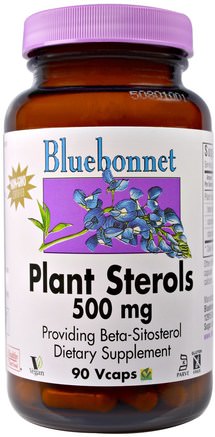 Plant Sterols, 500 mg, 90 VCaps by Bluebonnet Nutrition-Kosttillskott, Fytosteroler