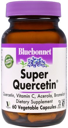 Super Quercetin, 60 Veggie Caps by Bluebonnet Nutrition-Kosttillskott, Antioxidanter, Quercetin