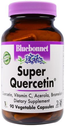 Super Quercetin, 90 Veggie Caps by Bluebonnet Nutrition-Kosttillskott, Quercetin