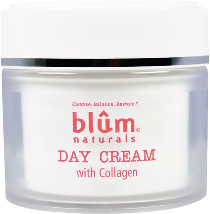 Day Cream with Collagen, 1.69 oz (50 ml) by Blum Naturals-Skönhet, Ansiktsvård, Krämer Lotioner, Serum
