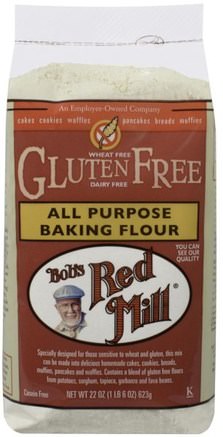 All Purpose Baking Flour, Gluten Free, 22 oz (623 g) by Bobs Red Mill-Mat, Mjöl Och Blandningar, Garbanzo Mjöl