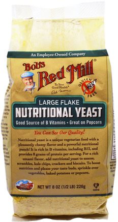 Large Flake Nutritional Food Yeast, 8 oz (226 g) by Bobs Red Mill-Mat, Bakhjälpmedel
