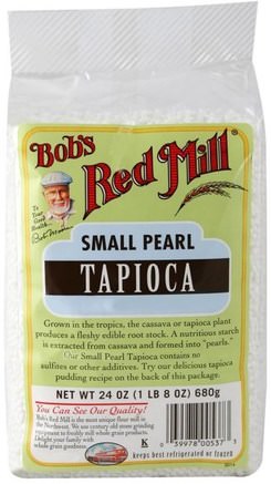 Small Pearl Tapioca, 24 oz (680 g) by Bobs Red Mill-Mat, Bakverk, Bakhjälpmedel