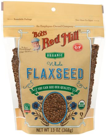 Whole Flaxseed, 13 oz (368 g) by Bobs Red Mill-Kosttillskott, Linfrö