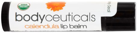 Calendula Lip Balm.15 oz (4.25 g) by Bodyceuticals Calendula Skincare-Bad, Skönhet, Läppvård, Läppbalsam