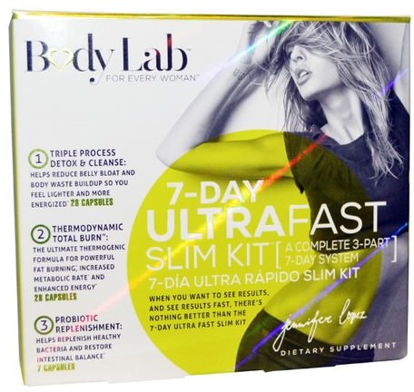 7-Day Ultrafast Slim Kit, 3 Piece Kit by BodyLab-Hälsa, Kost, Kvinnor