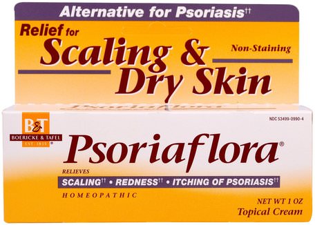 Psoriaflora, Topical Cream, 1 oz by Boericke & Tafel-Bad, Skönhet, Psoriasis Och Eksem, Psoriasis