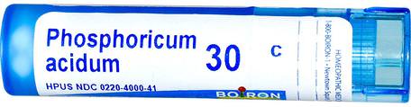 Single Remedies, Phosphoricum Acidum, 30C, Approx 80 Pellets by Boiron-Sömn Och Anti Stress