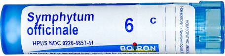Single Remedies, Symphytum Officinale, 6C, Approx 80 Pellets by Boiron-Smärta-Trauma