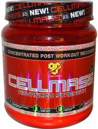 Cellmass 2.0, Concentrated Post Workout Recovery, Arctic Berry, 1.06 lbs (485 g) by BSN-Sport, Sport, Muskel