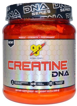 Creatine DNA, Unflavored, 10.9 oz (309 g) by BSN-Sport, Kreatin, Sport