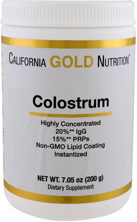 CGN, Colostrum, 7.05 oz (200 g) by California Gold Nutrition-Cgn Kolostrum
