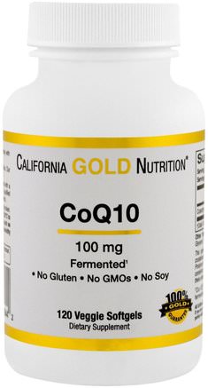 CGN, CoQ10, 100 mg, 120 Veggie Softgels by California Gold Nutrition-Cgn Coq10, Tillägg, Coq10