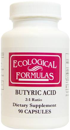 Butyric Acid, 90 Capsules by Cardiovascular Research Ltd.-Kosttillskott, Mineraler, Kalcium Och Magnesium