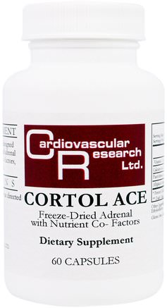 Cortol Ace, 60 Capsules by Cardiovascular Research Ltd.-Kosttillskott, Binjur, Nötkreaturprodukter
