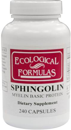 Sphingolin, Myelin Basic Protein, 240 Capsules by Cardiovascular Research Ltd.-Kosttillskott, Nötkreaturprodukter, Hälsa