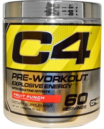 C4, Pre-Workout, Explosive Energy, Fruit Punch, 13.75 oz (390 g) by Cellucor-Sport, Kreatin, Träning