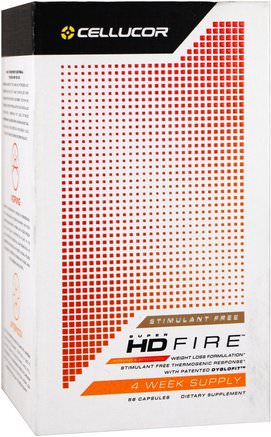 Super HD Fire, Stimulant Free, 56 Capsules by Cellucor-Viktminskning, Kost, Hälsa, Energi