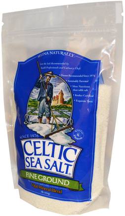 Fine Ground, Vital Mineral Blend, 1 lb (454 g) by Celtic Sea Salt-Mat, Kryddor Och Kryddor, Salt Naturligt Salt