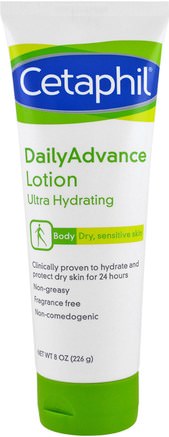 DailyAdvance Lotion, Ultra Hydrating, 8 oz (226 g) by Cetaphil-Skönhet, Ansiktsvård, Krämer Lotioner, Serum, Bad, Kroppslotion