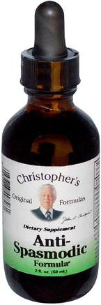Anti-Spasmodic Formula, 2 fl oz (59 ml) by Christophers Original Formulas-Hälsa
