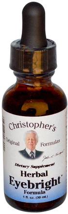 Herbal Eyebright Formula, 1 fl oz (30 ml) by Christophers Original Formulas-Örter, Eyebright