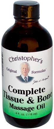 Complete Tissue & Bone Massage Oil, 4 fl oz (118 ml) by Christophers Original Formulas-Hälsa, Hud, Massageolja