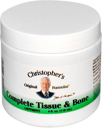 Complete Tissue & Bone Ointment, 4 fl oz (118 ml) by Christophers Original Formulas-Hälsa, Anti Smärta