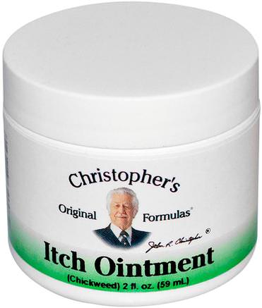 Itch Ointment, 2 fl oz (59 ml) by Christophers Original Formulas-Hälsa, Kvinnor, Hud