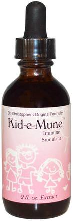 Kid-e-Mune, 2 fl oz by Christophers Original Formulas-Kosttillskott, Antibiotika, Echinacea Vätskor, Barns Hälsa, Barns Växtbaserade Läkemedel
