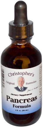 Pancreas Formula, 2 fl oz (59 ml) by Christophers Original Formulas-Hälsa