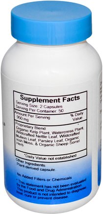 Thyroid Maintenance Formula, 475 mg, 100 Veggie Caps by Christophers Original Formulas-Hälsa, Sköldkörtel