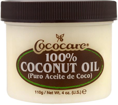 100% Coconut Oil, 4 oz (110 g) by Cococare-Bad, Skönhet, Kokosnötolja