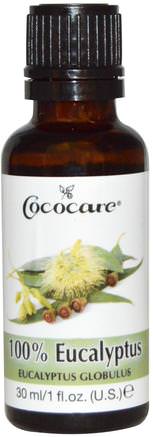 100% Eucalyptus Oil, 1 fl oz (30 ml) by Cococare-Bad, Skönhet, Aromaterapi Eteriska Oljor, Eukalyptusolja