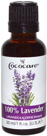 100% Lavender, 1 fl oz (30 ml) by Cococare-Bad, Skönhet, Aromterapi Eteriska Oljor, Lavendel Olja