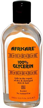 Africare, 100% Glycerin, 8.5 fl oz (250 ml) by Cococare-Hälsa, Hud, Massage Olja, Bad, Skönhet, Hår, Hårbotten
