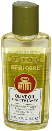 Africare, Olive Oil Hair Therapy, 2 fl oz (60 ml) by Cococare-Bad, Skönhet, Hår, Hårbotten