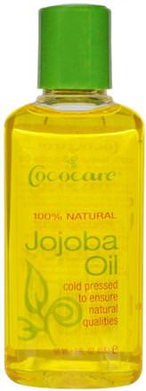 Jojoba Oil, 2 fl oz (60 ml) by Cococare-Hälsa, Hud, Jojobaolja, Massageolja