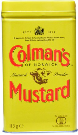 Double Superfine Mustard Powder, 4 oz (113 g) by Colmans-Mat, Förband Och Kryddor, Senap