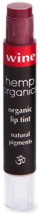 Organic Lip Tint, Wine.09 oz (2.5 g) by Colorganics Hemp Organics-Bad, Skönhet, Läppstift, Glans, Liner, Läppfärg