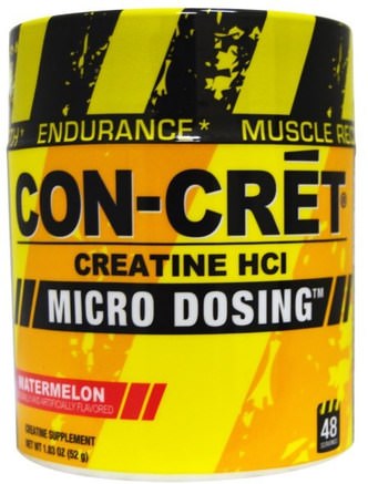 Creatine HCl, Micro Dosing, Watermelon, 1.83 oz (52 g) by Con-Cret-Sport, Kreatinpulver, Sport